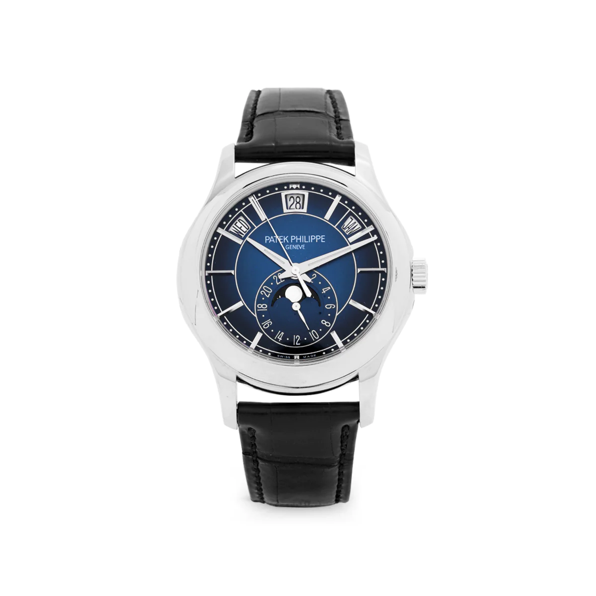 PATEK PHILIPPE  2020  SKU#0006308  COMPLICATIONS MOON PHASE 5205G-013 BLUE