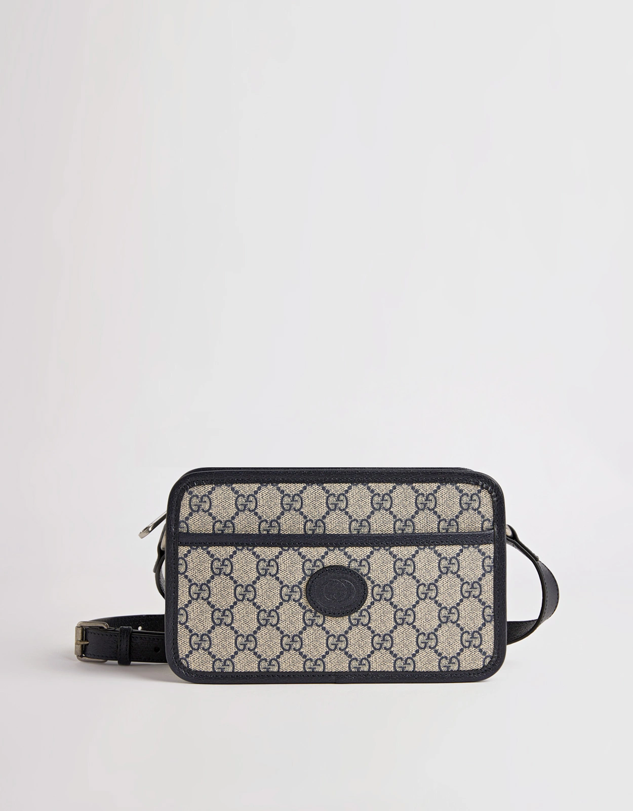 Retro Mini Canvas Interlocking G Crossbody Bag