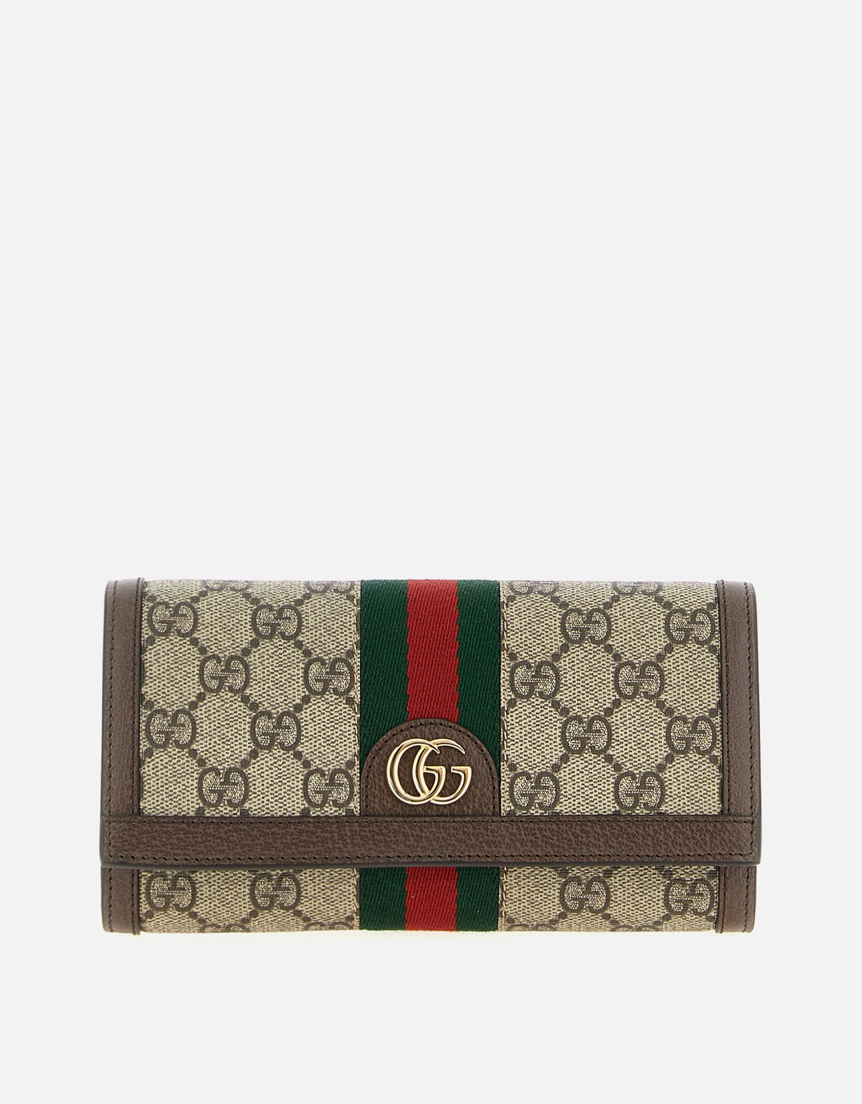 Ophidia Canvas Crossbody Chain Wallet