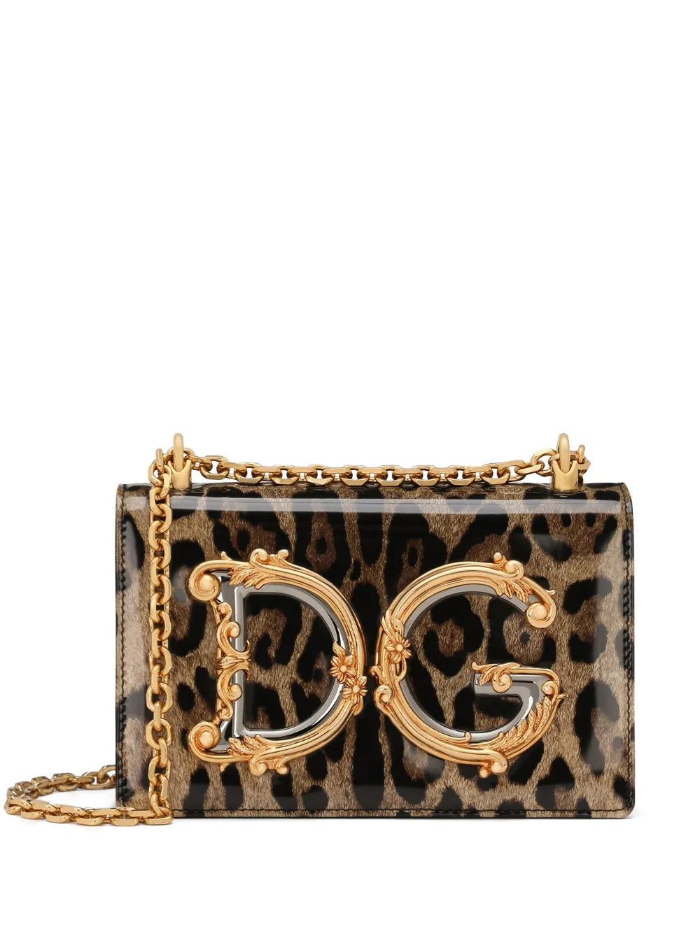Dolce & Gabbana DG Girls leopard-print crossbody bag