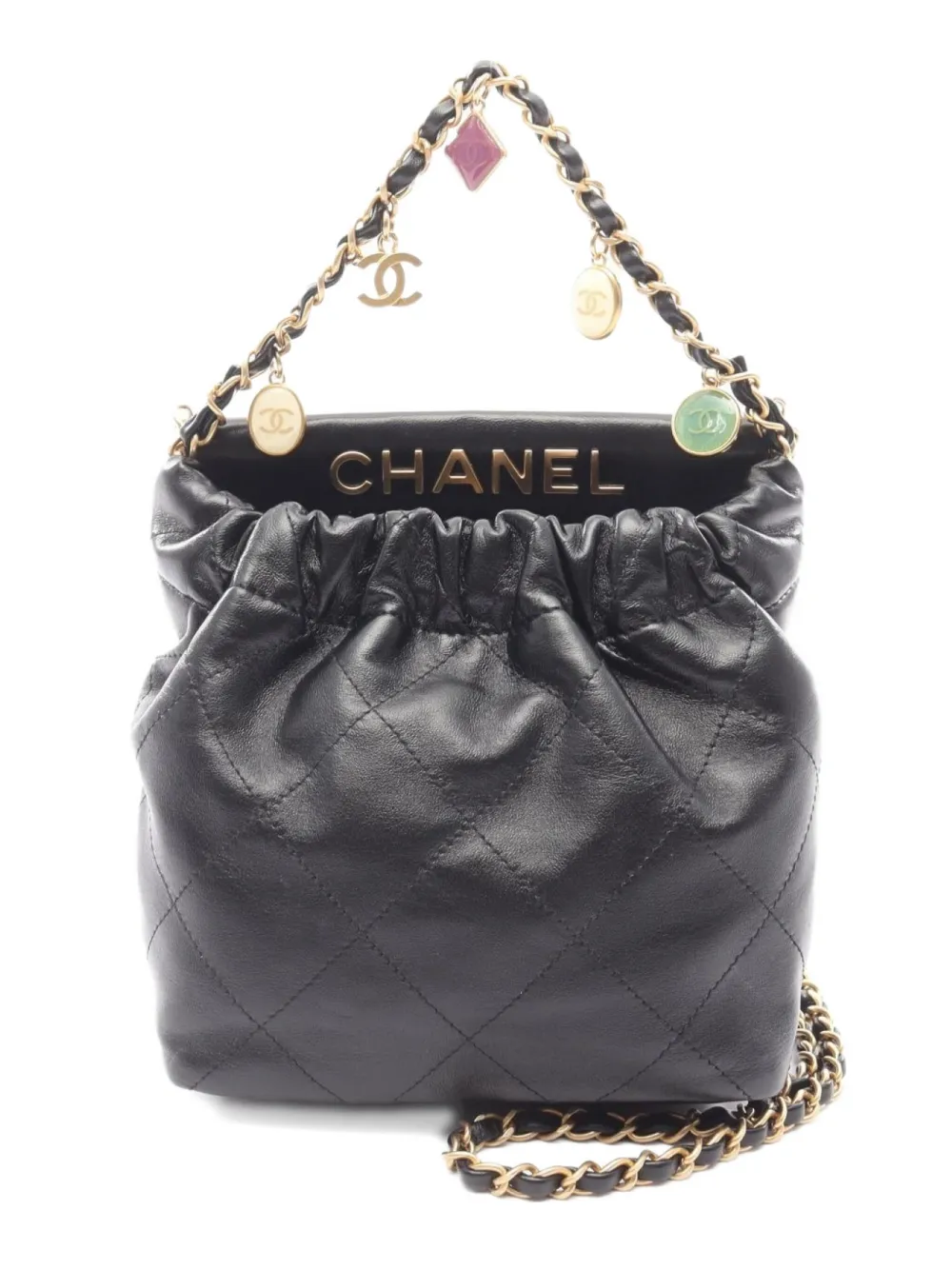 CHANEL Pre-Owned 2021 quilted leather two-way handbag