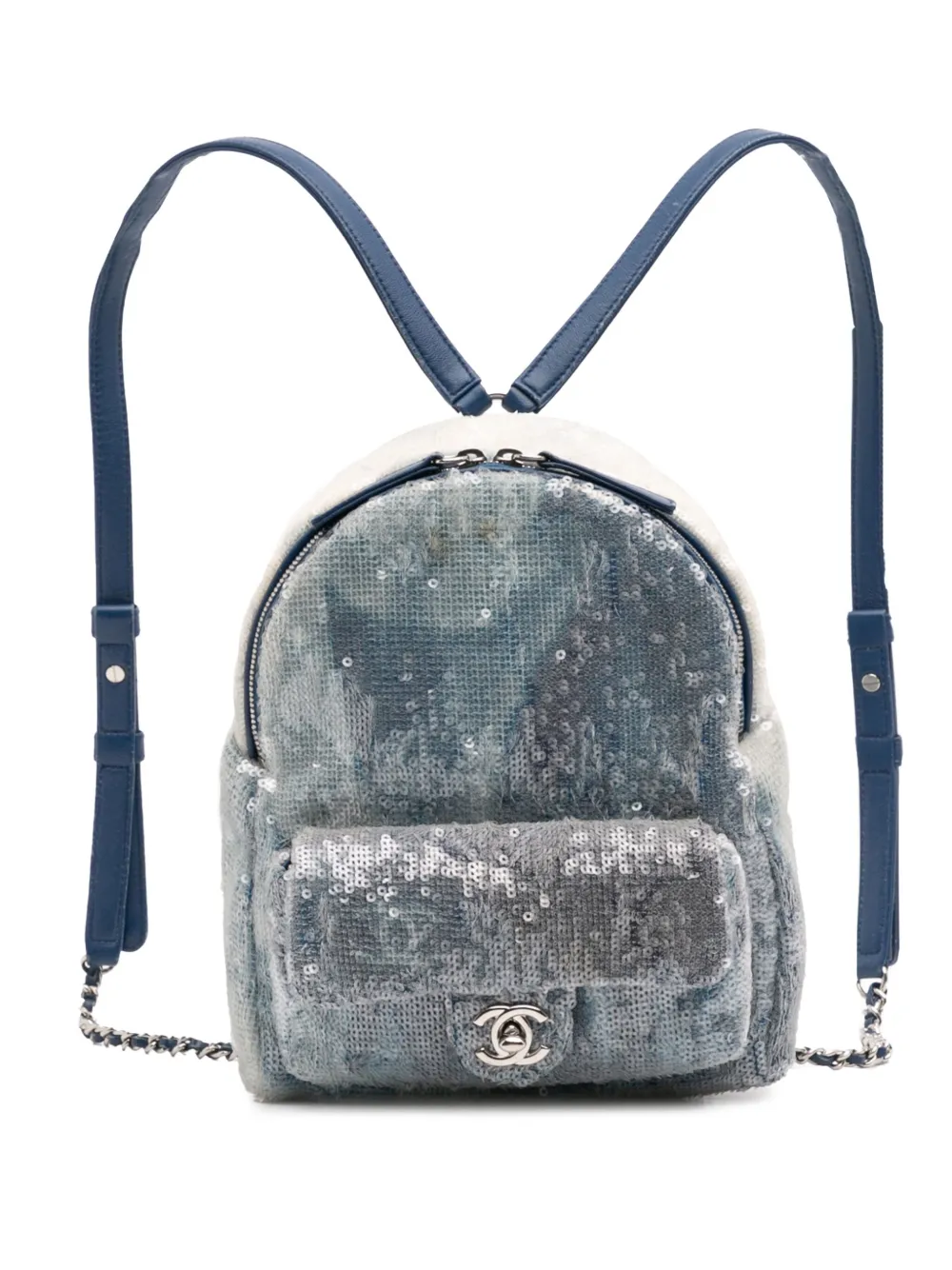 CHANEL Pre-Owned 2018-2019 Sequin Waterfall backpack