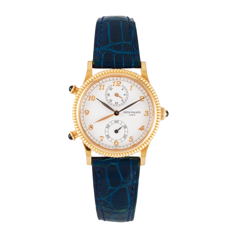 PATEK PHILIPPE Travel Time Ladies Rose Gold White Dial Reference Number 4864R-001