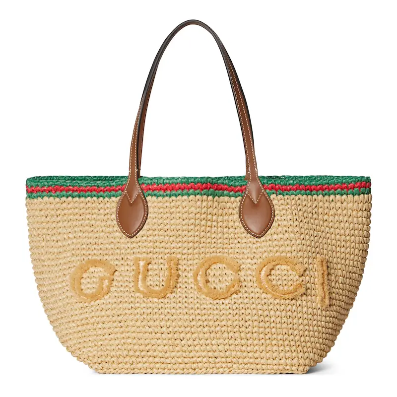 Medium Woven Tote Bag