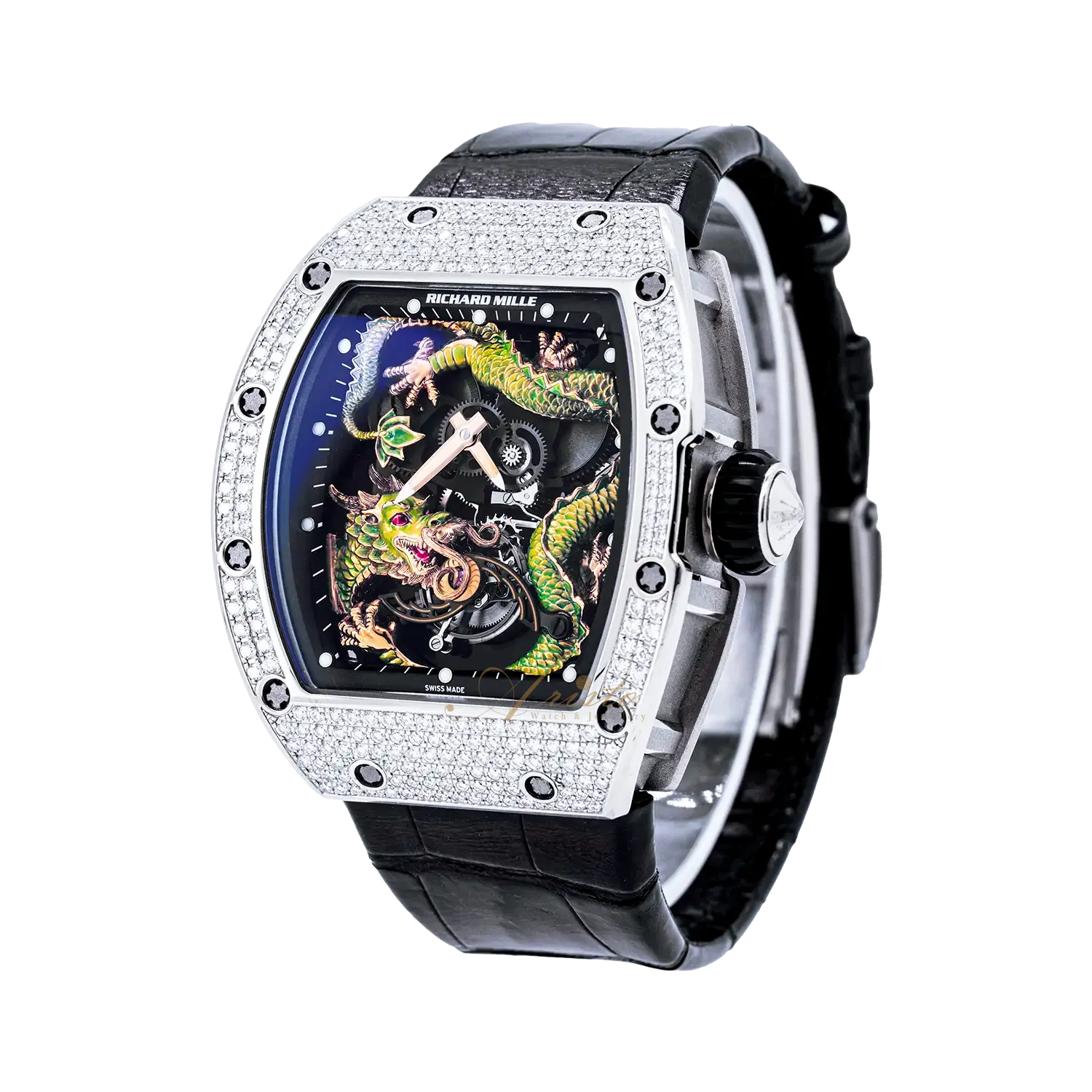 RICHARD MILLE-RM057 WG Full Setting Green Dragon-20009-1723185576037-2