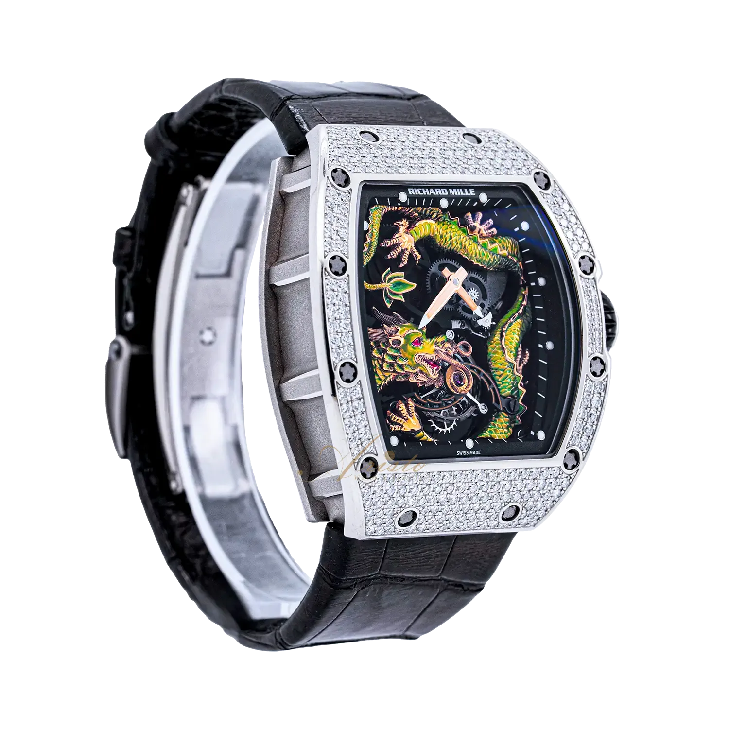 RICHARD MILLE-RM057 WG Full Setting Green Dragon-20009-1723185577259-3