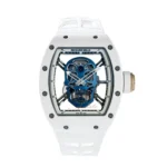 Richard Mille RM52-01 White Ceramic Blue Skull