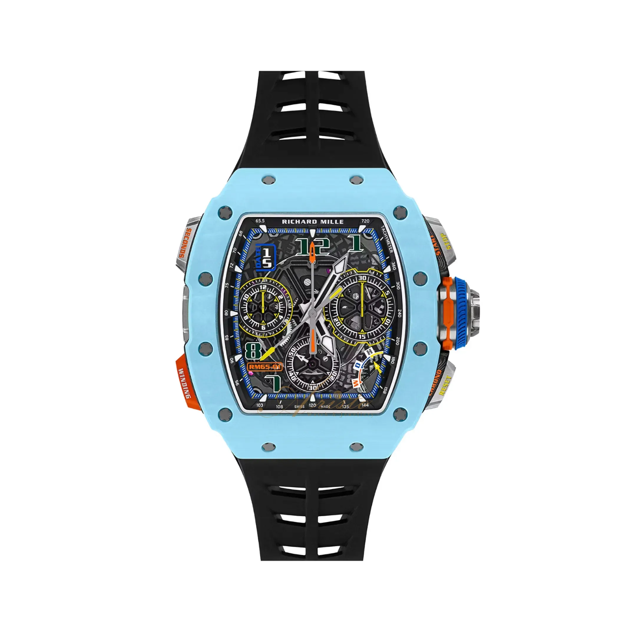 Richard Miller RM65-01 Blue Carbon TPT